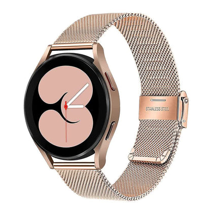 Mesh Loop Stainless Steel Strap Bling Case Gold Set Compatible withSamsung Galaxy Watch 4 5 6 40mm 44mm V1188-MA60-13077-8