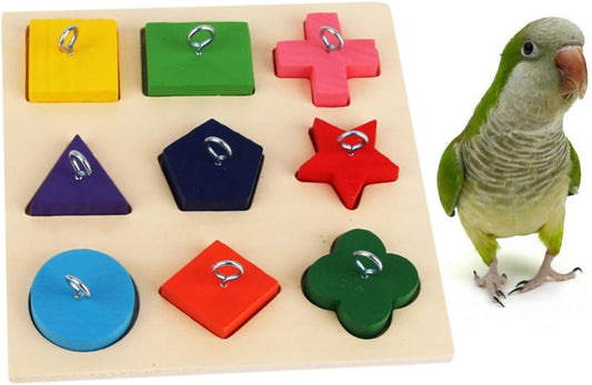 Bird Puzzle Toy Parrot Educational Toys Bird Feeder Wooden Toys B V1188-MA60-16258-1