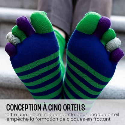 Men's 5 Finger Socks with Split Toe Socks, Sports Five Finger Socks for Men V1188-MA60-17081-1