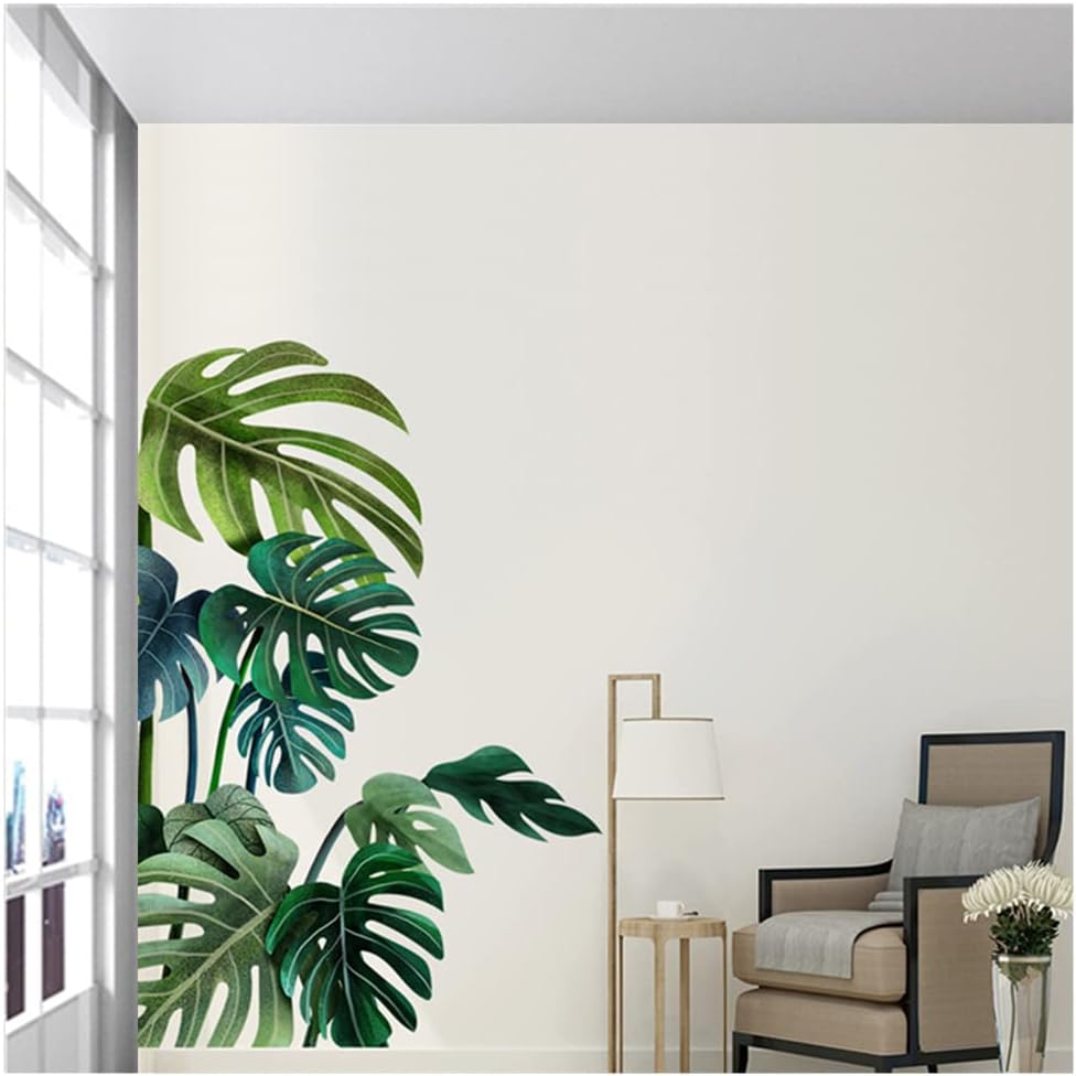 Tropical Green Plant Wall Sticker DIY Decorative Sticker for Home V1188-MA60-17223-1
