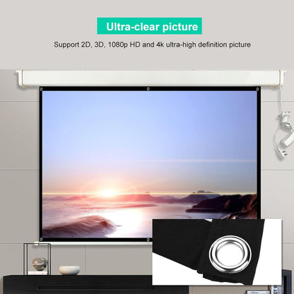 Portable 100 Inch 16:9 Projector Screen Foldable Home Theater Indoor Outdoor Movie Screen V1188-MA60-21640-1