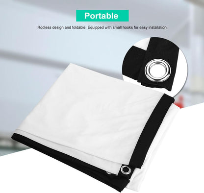 Portable 100 Inch 16:9 Projector Screen Foldable Home Theater Indoor Outdoor Movie Screen V1188-MA60-21640-1