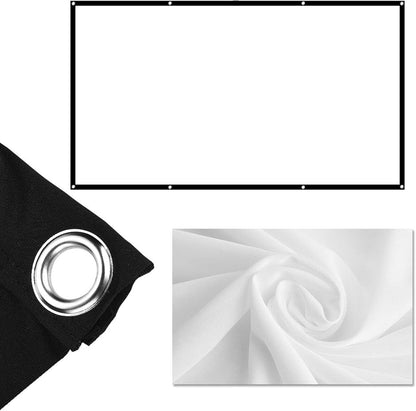 Portable 100 Inch 16:9 Projector Screen Foldable Home Theater Indoor Outdoor Movie Screen V1188-MA60-21640-1
