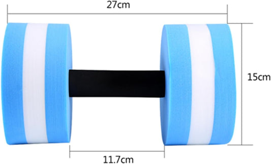 Water Dumbbells Set, 2PCS Water Dumbbells Pool Resistance Water Fitness Equipment Foam Dumbbell Water V1188-MA60-21648-1