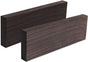 Ebony Wood Blanks 2 pcs High Gloss Fade-Resistant for DIY Musical Instrument Making V1188-MA60-22676-1