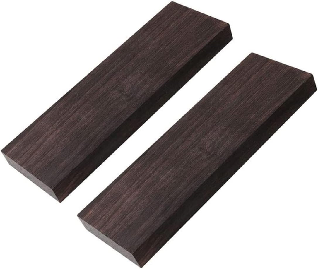 Ebony Wood Blanks 2 pcs High Gloss Fade-Resistant for DIY Musical Instrument Making V1188-MA60-22676-1