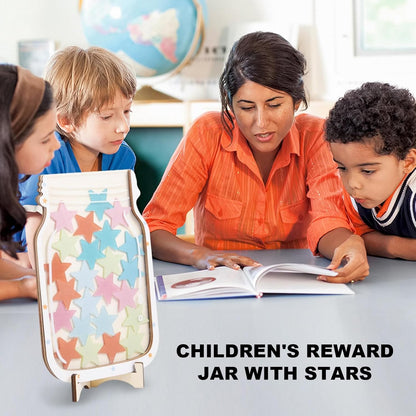 Star Reward Jar and Dinosaur Reward Board with Positive Behavior Chart for Classroom Management V1188-MA60-22827-1