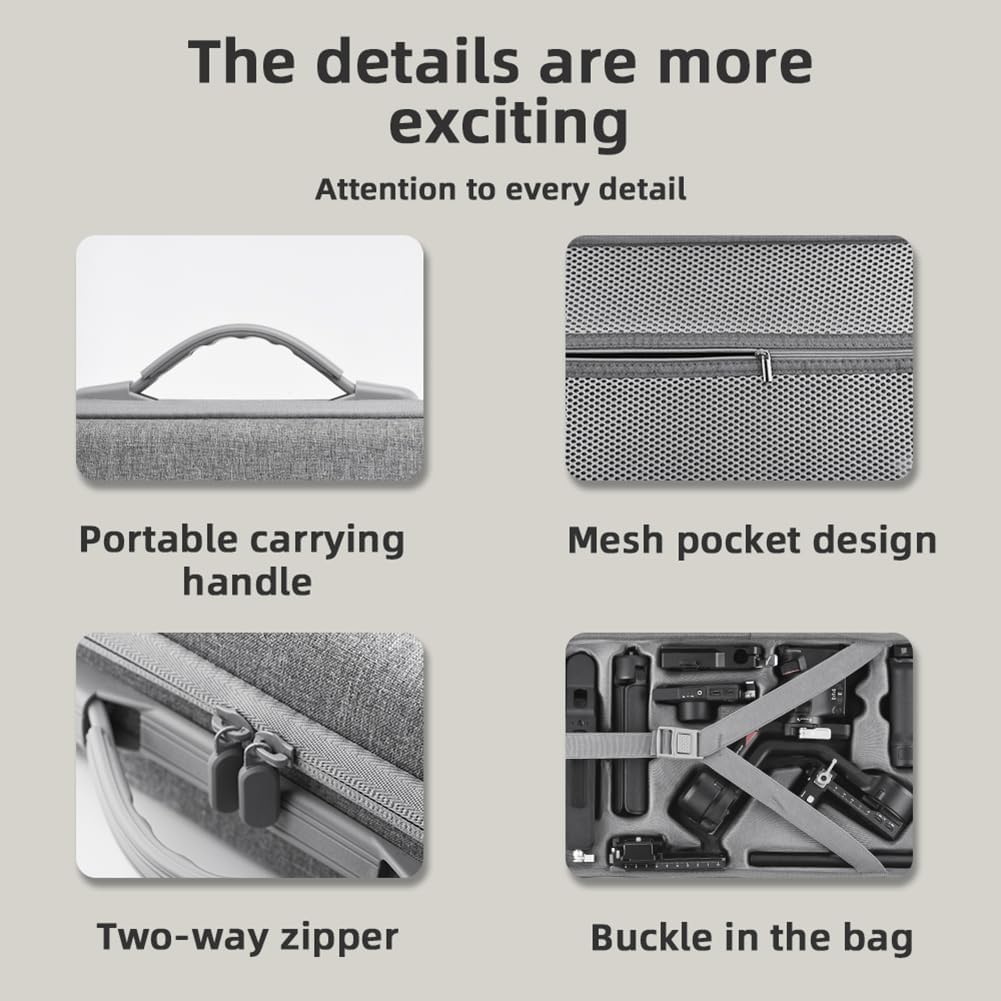 Bag for DJI 4 Gimbal Stabilizer, Compact Travel Case V1188-MA60-23208-1