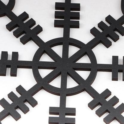Metallic Viking Wall Art Nordic Compass Decor for Bedroom Living Room V1188-MA60-25199-1