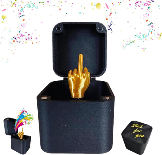 Middle Finger in a Box, Box of Middle Fingers, Middle Finger Surprise Gift, Joke Gift with Protruding Hand V1188-MA60-27323-1