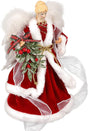 Christmas Tree Angel Tops Decorative Ornaments with White Feather Wings V1188-MA60AM-00123-1