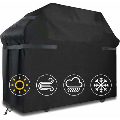 Heavy-Duty Waterproof Grill Cover with Straps and Storage Bag 145x61x117cm V1188-MAG101-03526-1