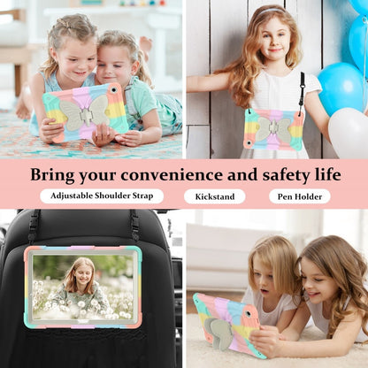Compatible with Samsung Galaxy Tab A9 Plus 463 Butterfly Shockproof Hybrid Case V1188-MAG101-05817-1