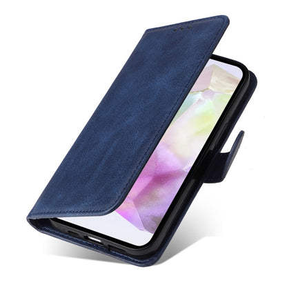 Compatible with Samsung A56 5G PU Leather Wallet Case Blue V1188-MAG101-07244-2