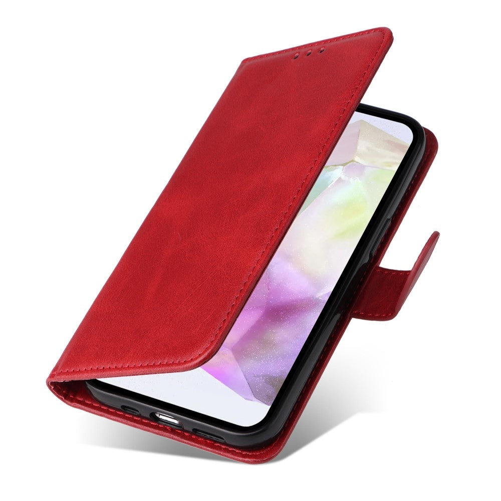 Compatible with Samsung A56 5G Wallet Case Red PU Leather Samsung V1188-MAG101-07244-5