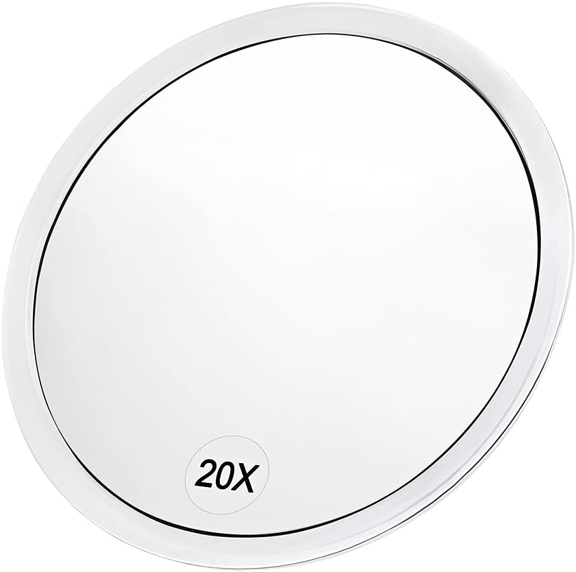 20x Magnifying Mirror with Suction Cups (16.2 cm Round) - Perfect V1188-MAG101-07647-1