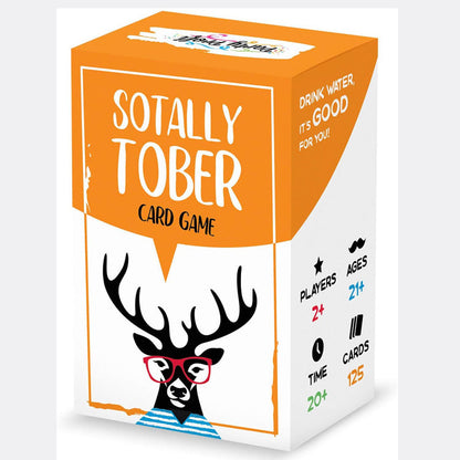 Sotally Tober Drinking Game Full English Adult Drinking Game Card Game V1188-MAG101-14210-1