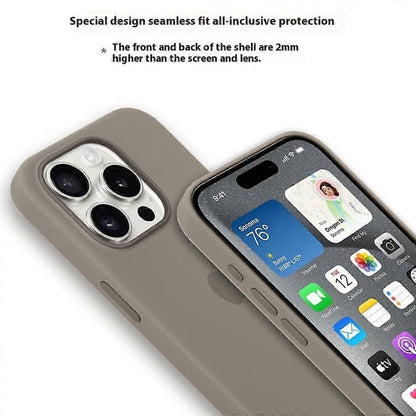 iPhone 15 Pro Case Compatible with MagSafe Liquid Silicone Back Cover Perfect Baby Blue V1188-MAG101A-01358-2