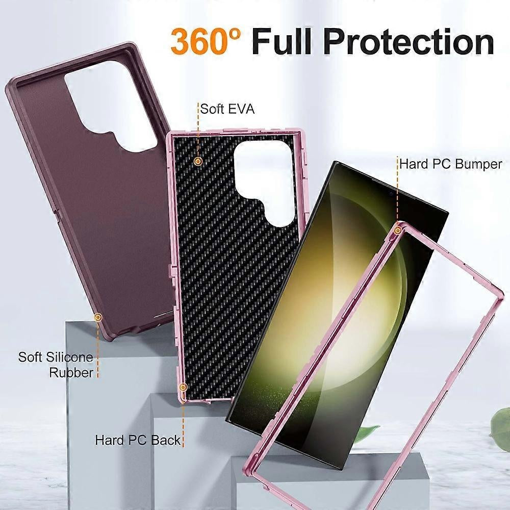 Lifetime Waterproof Durable Phone Case Compatible withSamsung Galaxy S24 Ultra 5G V1188-MAG101A-01917-8