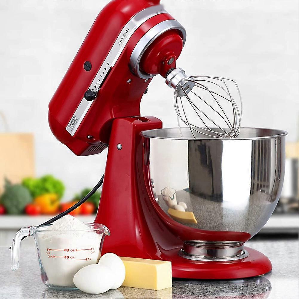 KitchenAid Mixer Bowl Stainless Steel Compatible with KitchenAid 4.5-5 Quart Tilt Head Stand Mixer Silver V1188-MAG101A-05150-1