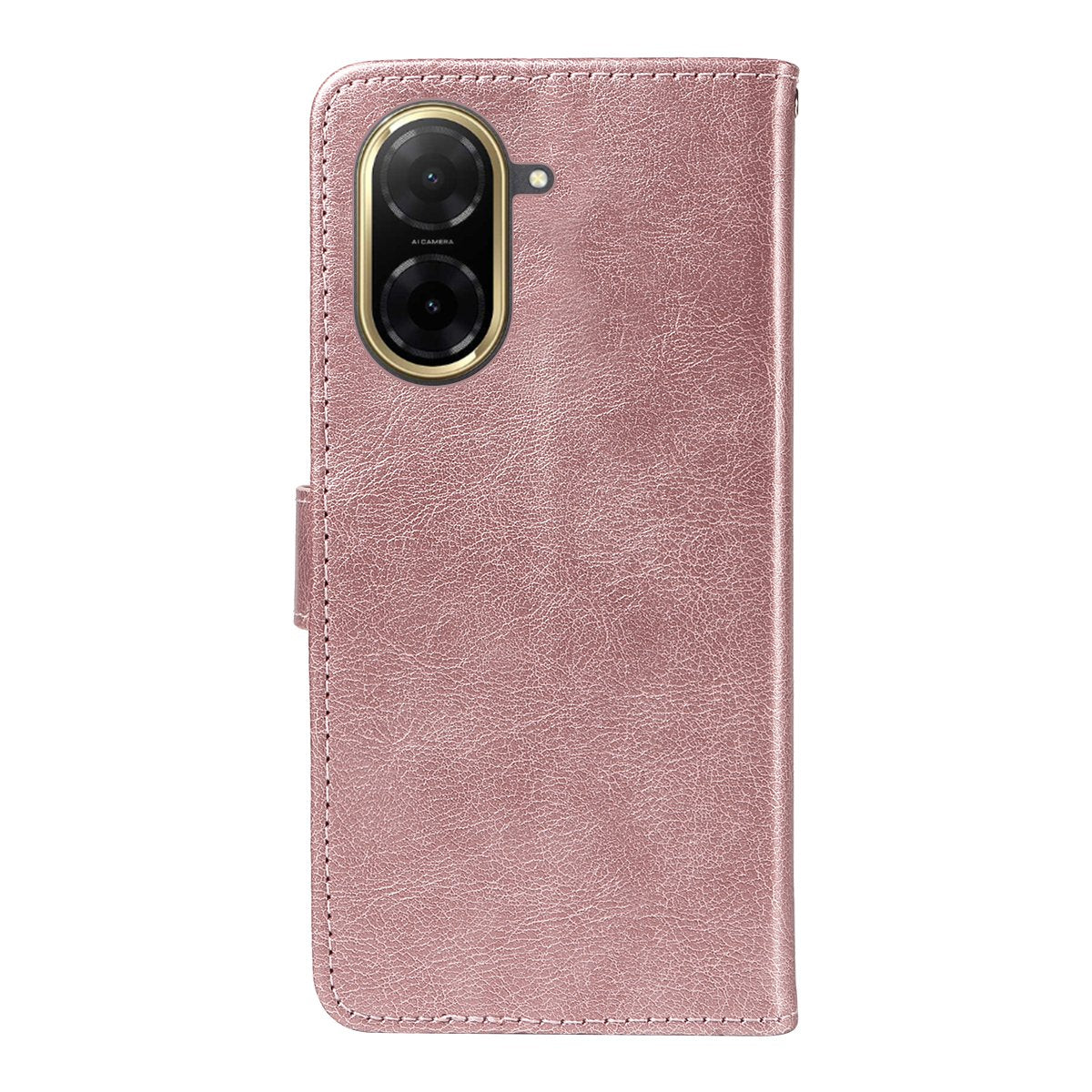 Xiaomi Redmi A5 4G PU Leather Wallet Case Compatible with SKALO MGF Pink Gold V1188-MAG101J-01345-4