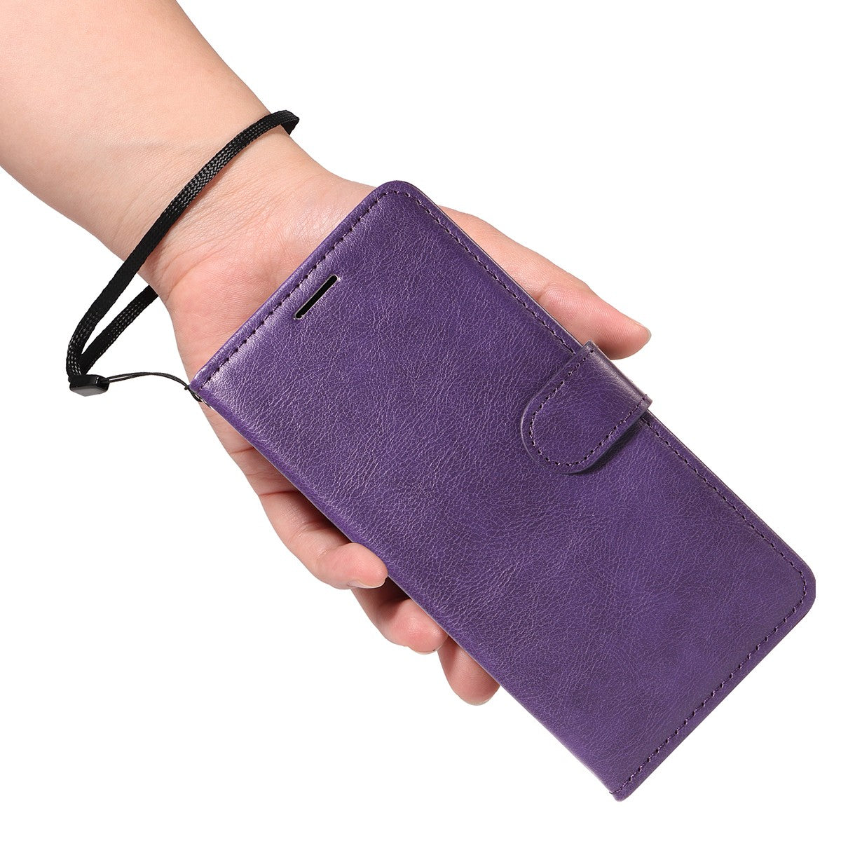 SKALO Xiaomi Redmi A5 4G PU Leather Wallet Case - More Colors_MGF Purple V1188-MAG101J-01345-5