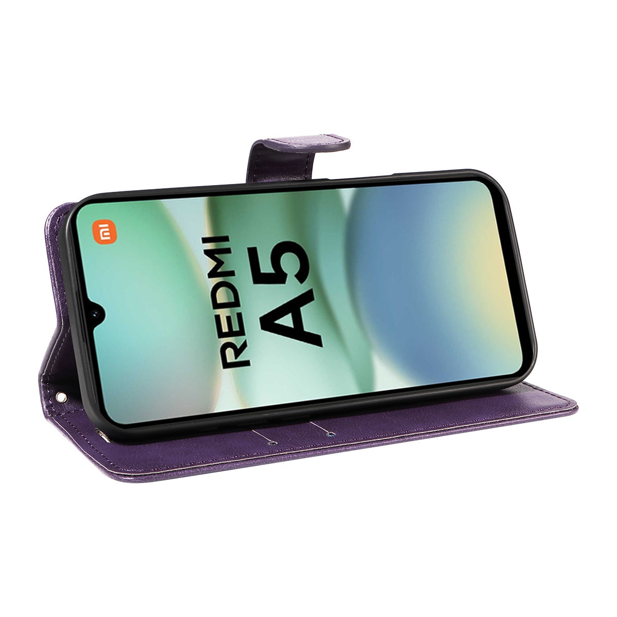 SKALO Xiaomi Redmi A5 4G PU Leather Wallet Case - More Colors_MGF Purple V1188-MAG101J-01345-5