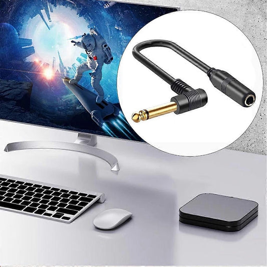 6.35mm Male to Female Stereo Cable for Guitar Amplifier Compatible with TRS 1/4 Inch 2m V1188-MAG101Y-03539-3