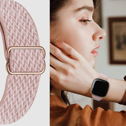 Nylon Case - Adjustable Nylon Sports Wristband Compatible with Fitbit Versa 4/Versa 3/Sense, Breathable V1188-MAGFD72-01259-1