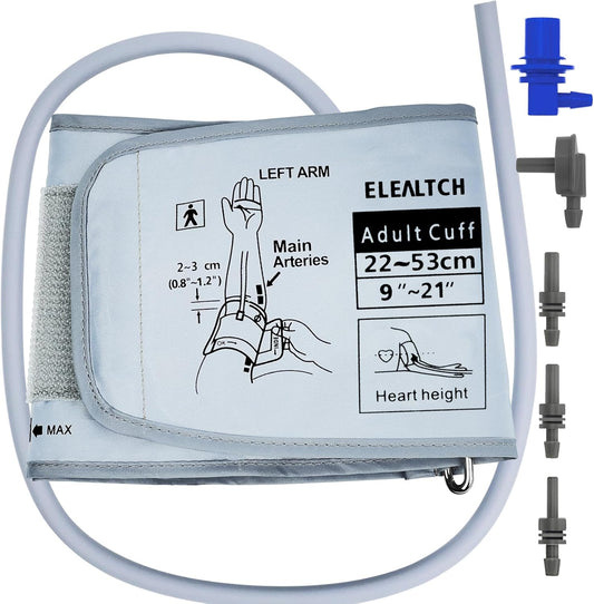 Extra Large Cuff Compatible with Omron 9201d-21201d Inch (22-53 cm) XL Blood Pressure Cuff for Adults ARM BP V1188-MAGFD72-08356-1