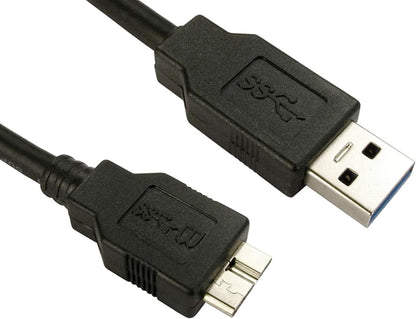USB 3.0 Cable WD Seagate Toshiba Samsung PortablCompatible with e Hard Drives, A to Micro-B Cable 1m V1188-MC05-119