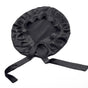 Sleeping Cap in Real Silk - Protects Hair While You Sleep black V1188-MMA5-49-1