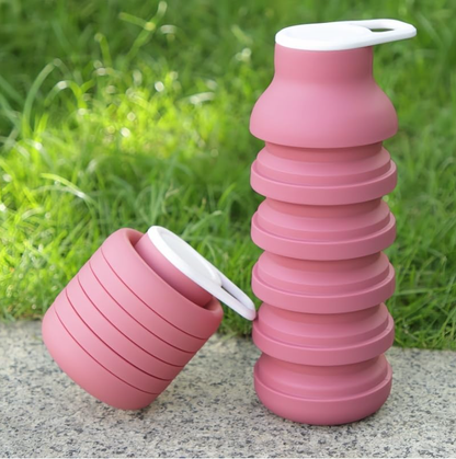 Collapsible Sport Bottle Retractable Outdoor Reuseable Foldable Drinking Cup Creative Large-capacity V1188-MS-205-06