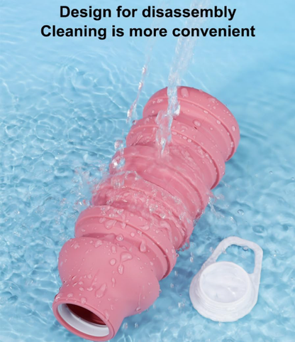 Collapsible Sport Bottle Retractable Outdoor Reuseable Foldable Drinking Cup Creative Large-capacity V1188-MS-205-06