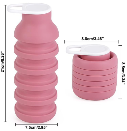 Collapsible Sport Bottle Retractable Outdoor Reuseable Foldable Drinking Cup Creative Large-capacity V1188-MS-205-06