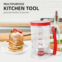 800 ML Batter separator Cupcakes Pancakes Cookie Cake Waffles Batter Dispenser cookie separator batter Cream V1188-MS-205-15