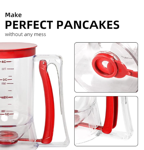 800 ML Batter separator Cupcakes Pancakes Cookie Cake Waffles Batter Dispenser cookie separator batter Cream V1188-MS-205-15