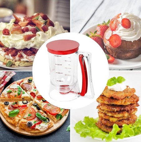 800 ML Batter separator Cupcakes Pancakes Cookie Cake Waffles Batter Dispenser cookie separator batter Cream V1188-MS-205-15
