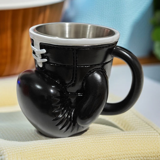 Boxing Glove Mug 200ml | Creative Stainless Steel Coffee Mug Gift - Boxing Theme Fun Water Cup, Gym Desk V1188-MS-205-22