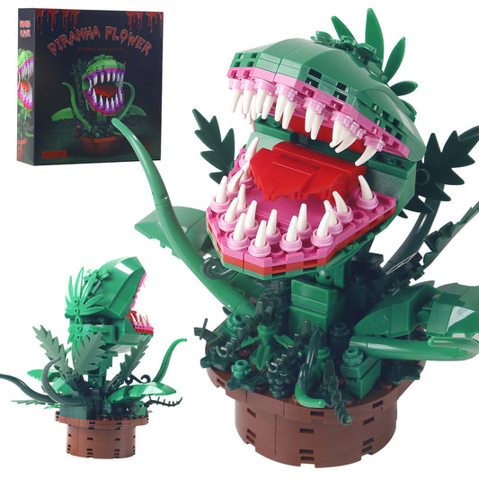 Audrey 2 Piranha Plant Building Toys Sets, Little Shop of Horrors Flowers Cannibal with Building Blocks, Gift V1188-MS-205-30