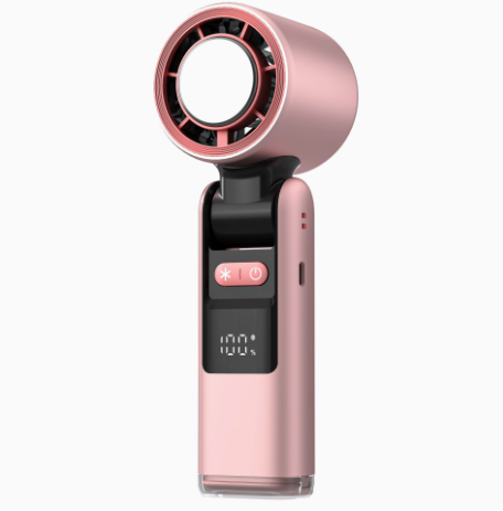 Portable Fan Handheld Mini Turbo Fan Battery , High Speed Powerful Ice Cooling 5 Speed Adjustable V1188-MS-205-39