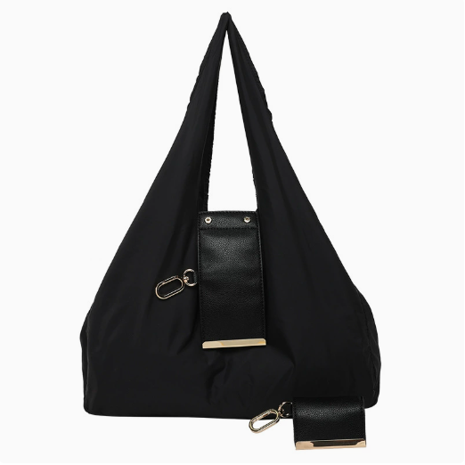 Keychain Tote Bag Compact & Expandable for On the Go, Foldable Tote Bag with Key Ring for Daily Errands - V1188-MS-210-061