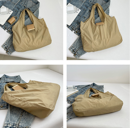 Keychain Tote Bag Compact & Expandable for On the Go, Foldable Tote Bag with Key Ring for Daily Errands - V1188-MS-210-063