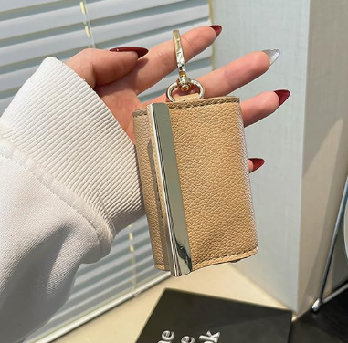 Keychain Tote Bag Compact & Expandable for On the Go, Foldable Tote Bag with Key Ring for Daily Errands - V1188-MS-210-063