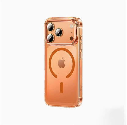 A phone case for iPhone 17 Pro Max with a stand and camera control cover, MagSafe compatible, shockproof V1188-MS-210-065
