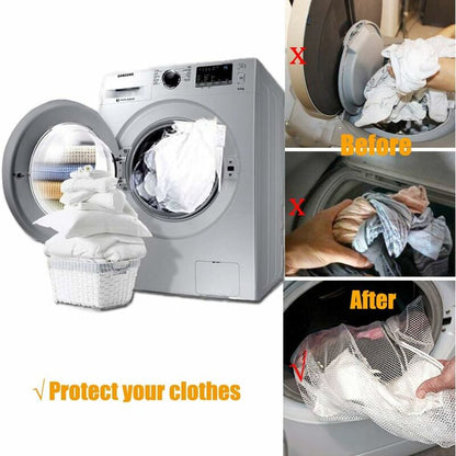 Laundry Bags, Laundry Net Laundry Bags To Protect Machine Washable Clothes - 2 pcs Set - White V1188-MS-227-0004