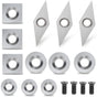 12 pcs Carbide Cutting Inserts Wood Turning Tools Carbide Inserts Wood Turning Gouges V1188-MS-227-0005
