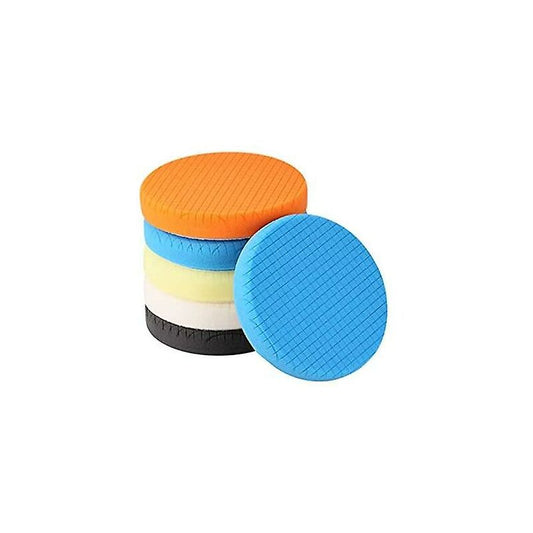 Polishing Pad, 5 pcs 150Mm/6 Inch Polishing Sponge Buffing Kit For Car Polisher Buffer Pad/For RO & DA V1188-MS-227-0006