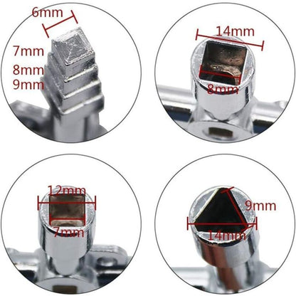 Universal Electrical Cabinet Key Triangle Key Square Key For Train Electrical Cabinet Elevator V1188-MS-227-0013