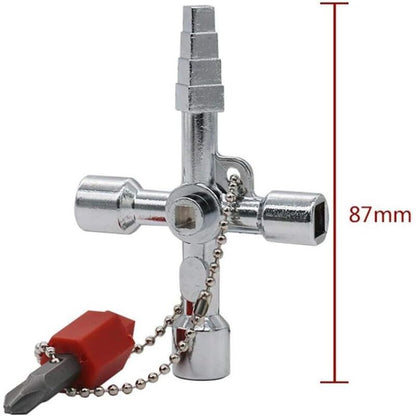 Universal Electrical Cabinet Key Triangle Key Square Key For Train Electrical Cabinet Elevator V1188-MS-227-0013
